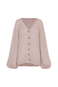 KARDIGAN merino dusty pink 