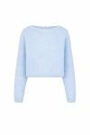 Sweter SUZAN handmade baby blue