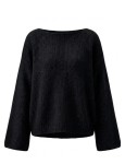 Sweter z alpaki BONI czarny 