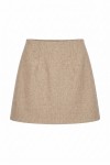 Spódnica z wełną Karen beige