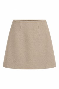 Spódnica z wełną Karen beige